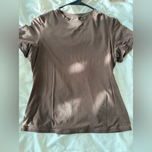 SKIMS Chocolate Brown Tee